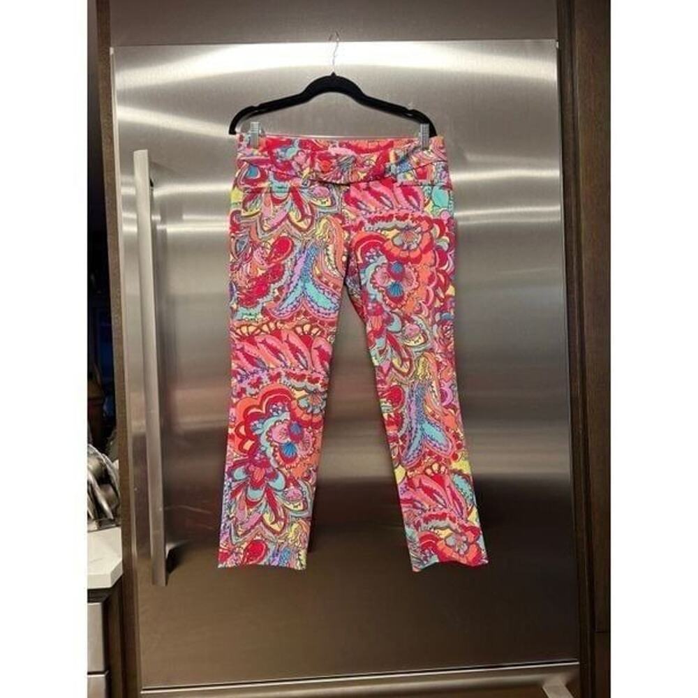 Lilly Pulitzer‎ stretchy colorful pants size 6